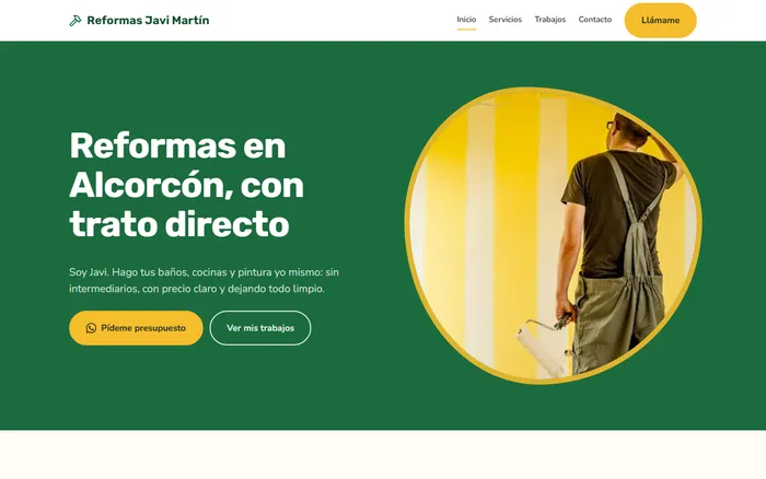 Web de ejemplo Reformas Javi Martín